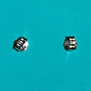 Sterling silver replacement earring backs